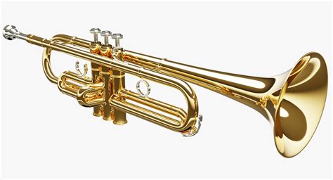 Trumpet Instrument Music 3d Model Turbosquid 1333014