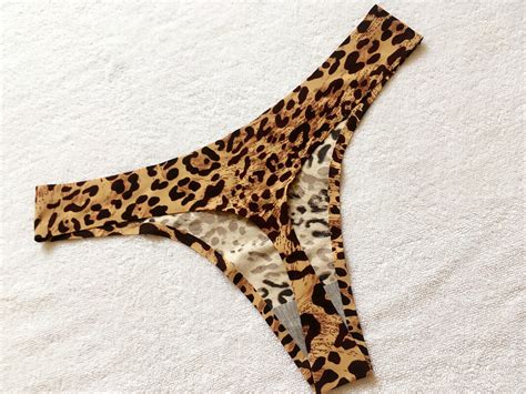 2016new Arrival Women Sexy Seamless Leopard Underwear Womens T Panties