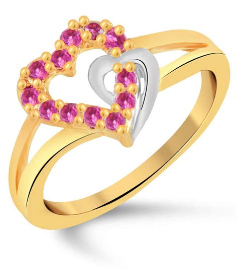 Vk Jewels Gold And Rhodium Plated Alloy Ring Buy Vk Jewels Gold And Rhodium Plated Alloy Ring
