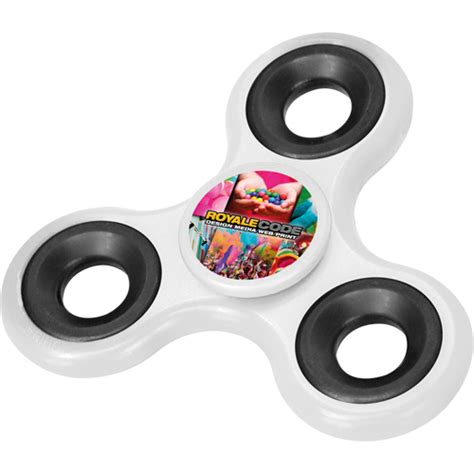 Full Colour Fidget Spinners Promotional Stress Toys Personalised