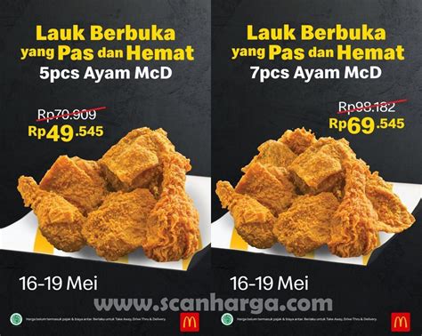 Ayam goreng mcd mcdonald s malaysia. Promo McDonalds Paket 5 pcs Ayam McD Rp 49.545 Berlaku 16 ...