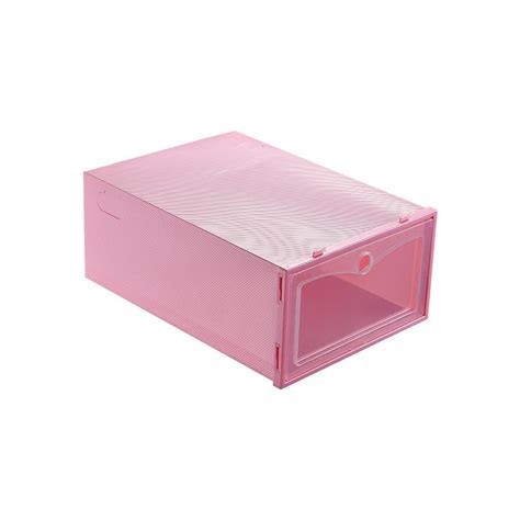 Shoe boxes rack stackable shoe organizer sneakers shoes storage drawers. Clear Plastic Shoe Boxes Stackable Floding DIY Shoe ...