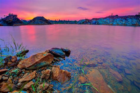 Metamorphic rocks are sedimentary or igneous rocks that have been transformed by pressure, heat, or the intrusion of fluids. lake, Rocks, Landscape Wallpapers HD / Desktop and Mobile ...