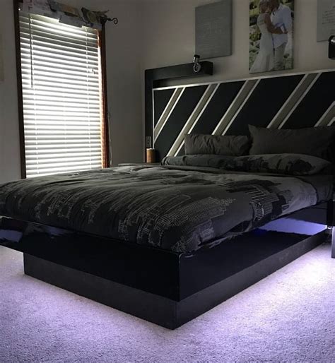 30 Brilliant Floating Bed Design Ideas That Make Dreams