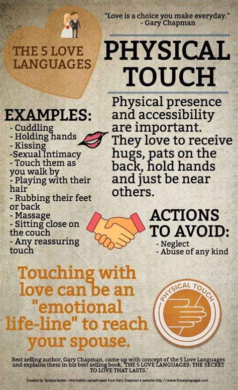 Love Language Physical Touch Love Languages Happy Marriage