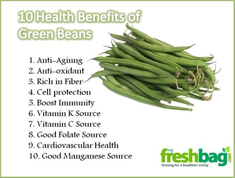 health benefits of green beans