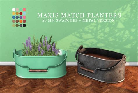 Sims 4 Planter Cc