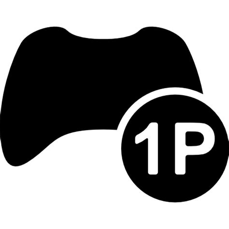 One Player Game Symbol Icon