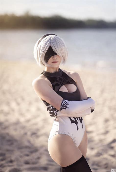 Swimsuit B NieR Automata Cosplay By Purin GAG