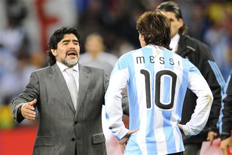 Maradona Messi Is The Best But I Hope He Doesn’t Have A Great Game Against Napoli Barca
