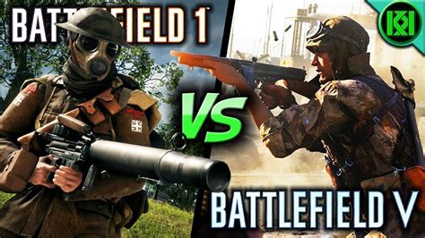 Battlefield 5 Vs Battlefield 1 Gameplay Youtube