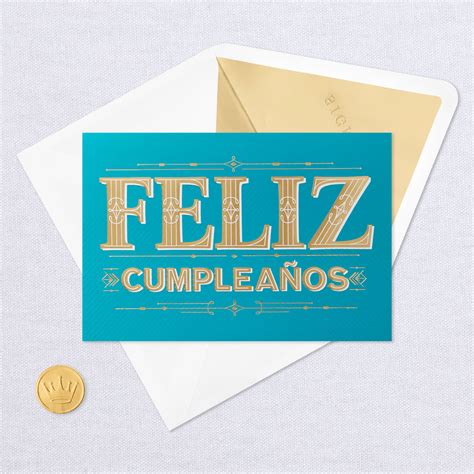 Feliz Cumpleaños Spanish Language Birthday Card Greeting Cards Hallmark