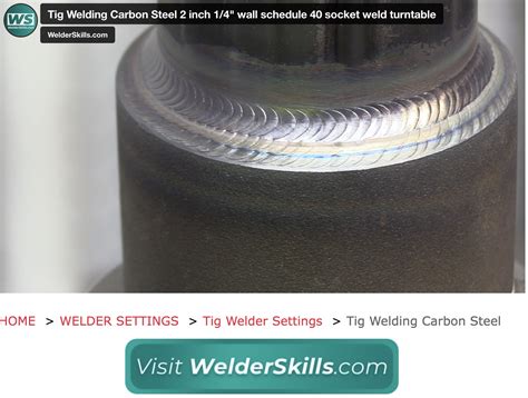 Tig Welding Carbon Steel 2 Inch Schedule 40 Socket Weld Turntable