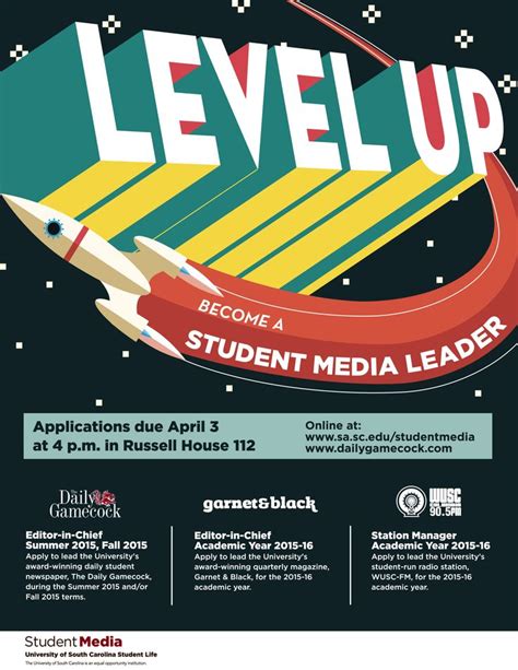 Flyer From A Student Media Recruitment Campaign Encouraging Students