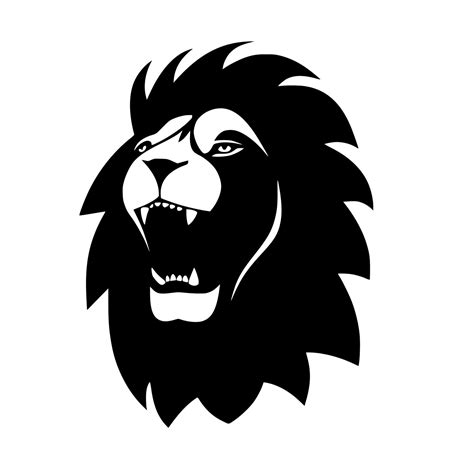 Roaring Lion Decal Lion Head Decal Etsy