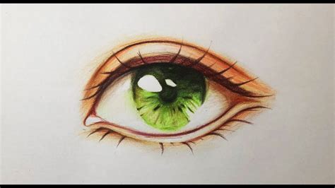 Menggambar Mata Beautiful Eye Drawing Dp Truong Youtube