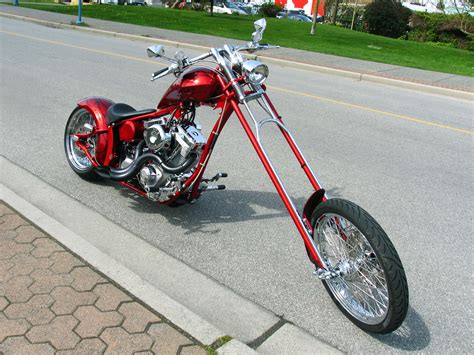 Red Hot Chopper Harley Bikes Bobber Motorcycle Harley Davidson