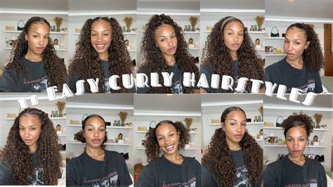 Tutorial 11 Easy Curly Hairstyles Youtube