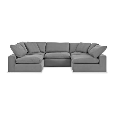 Cloud Classic Modular Customizable Corner Sofa Feather Down Banana Home