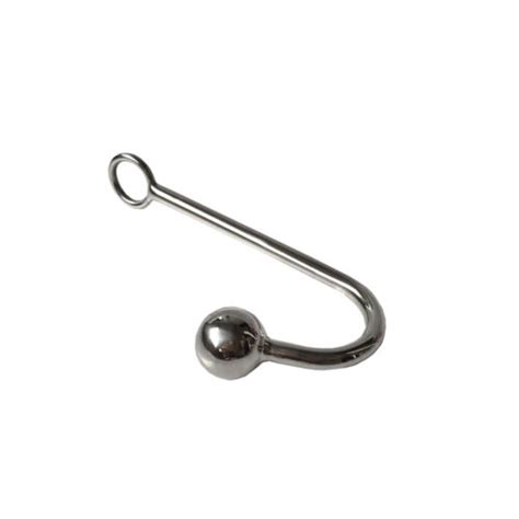 Stainless Steel Anal Butt Plug Collar Bdsm Rope Hook Metal Anus Dildo