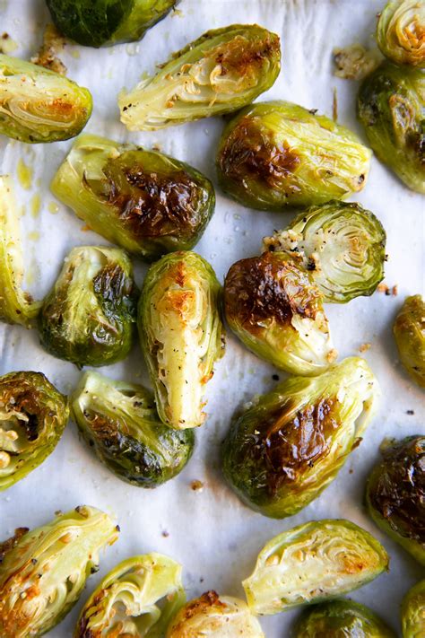 A simple kale and brussel sprouts salad with almonds and an incredibly killer dressing made with tahini, plum vinegar, dates. Roasted Brussels Sprouts - Easy Recipe for the Best ...