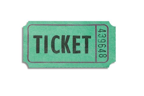 Green Concert Ticket Stock Image Image Of Admit Buying 38680489