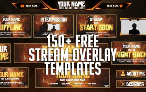 150 Free Stream Overlay Templates Graphic Design Resources