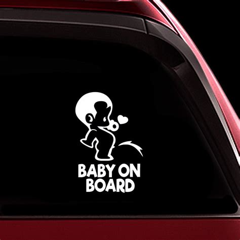 Buy Totomo Baby On Board Sticker For Cars Funny Cute Safety Caution