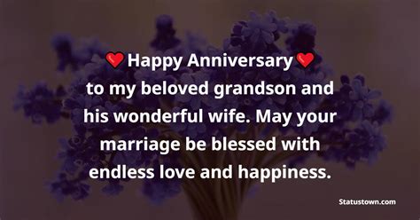 20 Best Anniversary Wishes For Grandson And Wife In May 2024