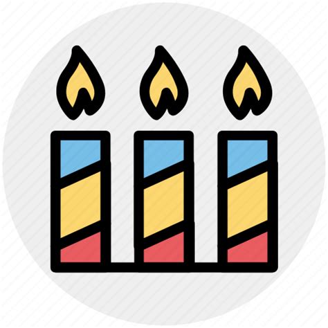 Advent candle, candle, candle burning, christmas candle, decoration icon