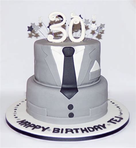 Obviously, they don't want a birthday cake surrounded by flowers and various feminine stuff. Suit and Tie birthday cake by EvaRose Cakes | Adult birthday cakes, Fondant cake designs ...