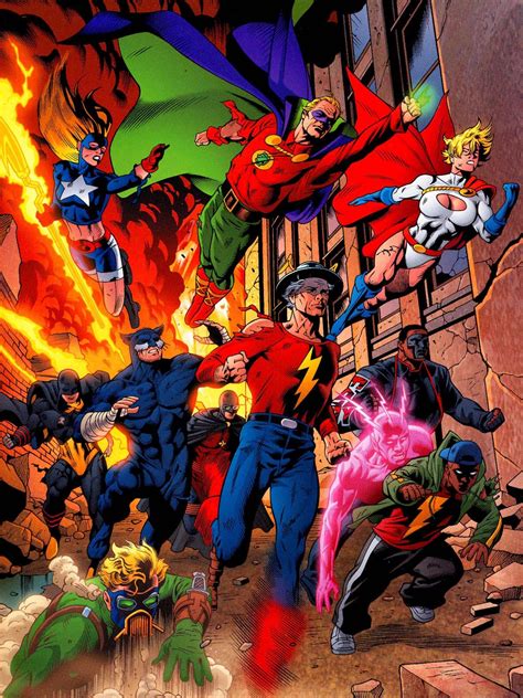 Justice Society Of America Justice Society Of America Comics Dc Comics Superheroes