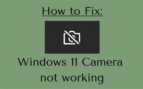 Como Consertar Webcam Ou Câmera Que Não Funciona No Windows 11 Twcb Pt