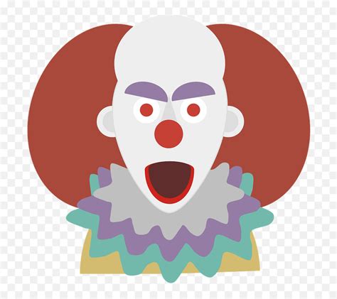 Clown Terror Halloween Clown Emojiclown Emoji Facebook Free