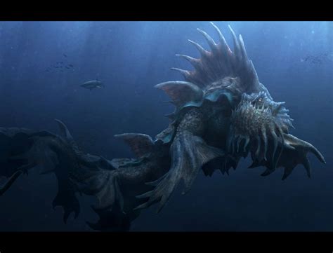 Leviathan Emre Ekmekci Fantasy Creatures Fantasy Demon Mystical