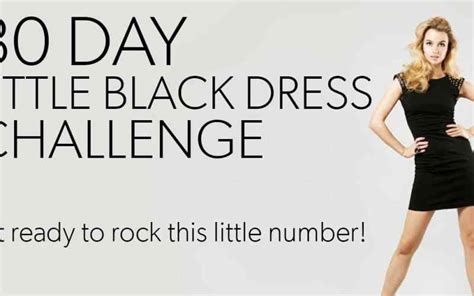 30 Day Little Black Dress Challenge Eat Fit Fuel