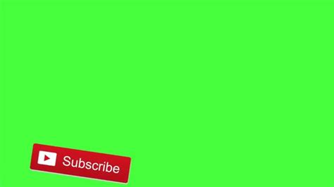 Subscribe button, hand pointer clicking on all notifications bell on greenscreen chromakey. Subscribe Button Green Screen Animation - YouTube