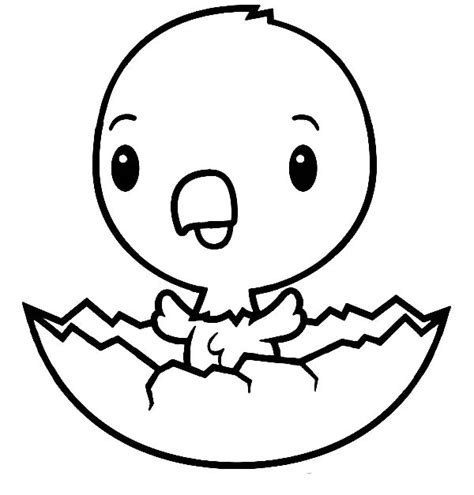 39+ baby chick coloring pages for printing and coloring. Baby Chick Is So Happy Coloring Page : Kids Play Color