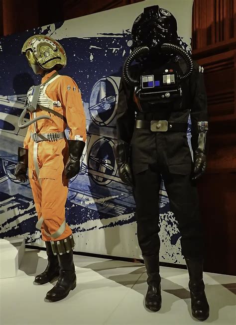 X Wing Pilot And Tie Pilot Uniforms From Star Wars A New Hope A