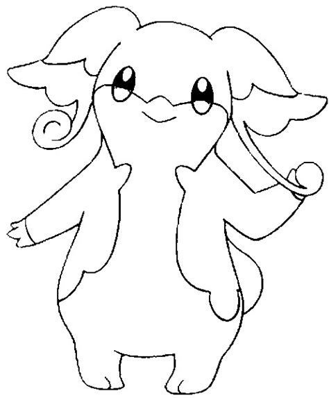 Coloring Pages Pokemon Audino Drawings Pokemon
