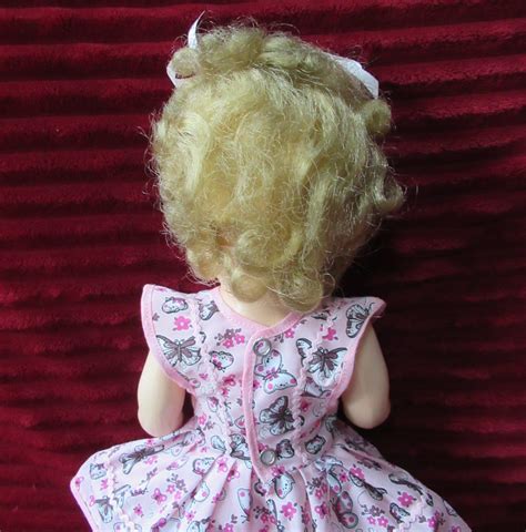 1950s Pedigree Hard Plastic 16″ Walker Doll Fair Wig Early Doll