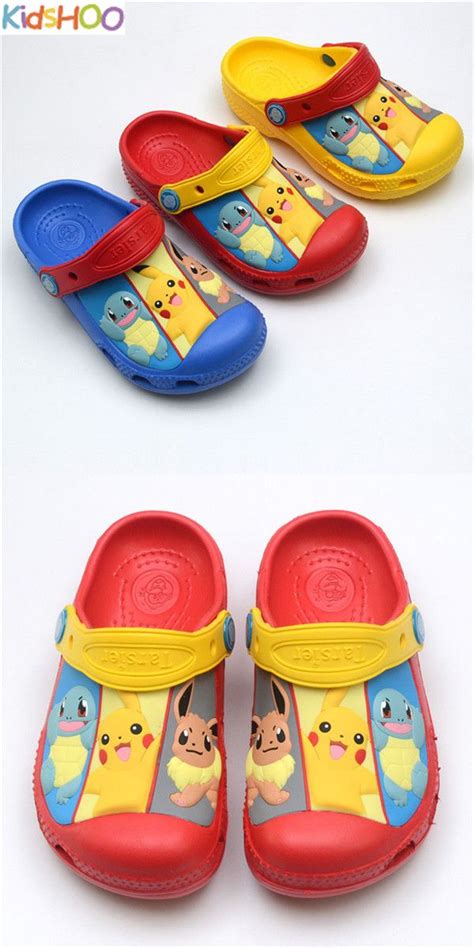 Toddle Kids 3d Pikachu Pokemon Home Beach Summer Slippers Shoes Kid