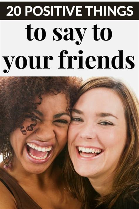 20 Positive Things To Say To Your Friends Mommy Moment