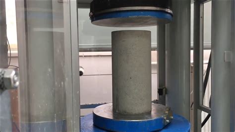Concrete Cylinder Compression Test Sfrc Youtube