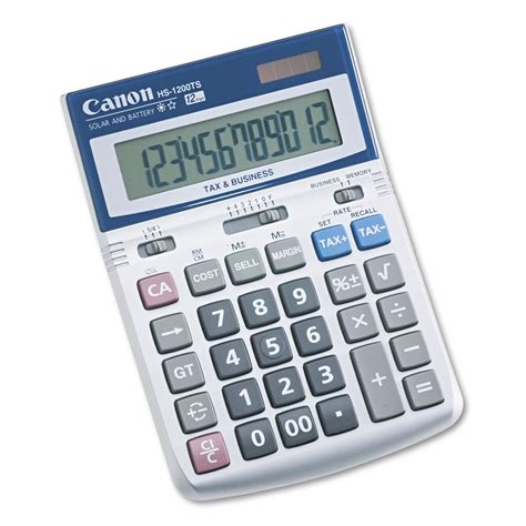 Canon Cnmhs1200ts Hs 1200ts 12 Digit Angled Display Calculator 1