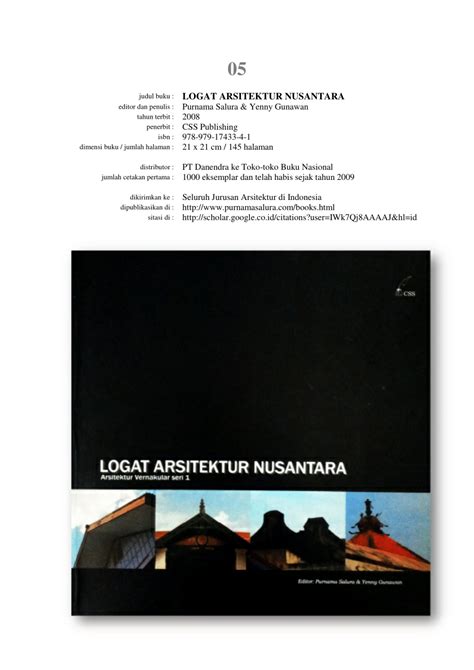 Pdf Logat Arsitektur Nusantara