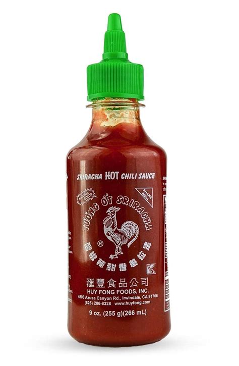 Huy Fong Sriracha Hot Chili Sauce 9 Ounce Bottle 9 Ounce Pack Of 1 786173818122 Ebay