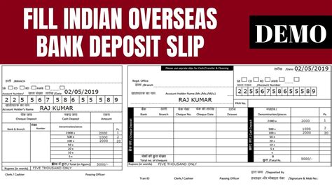 You'll need to write down your name and account number and list the cash amount of your deposit. How To Fill Dd Form In Iob Bank - Iob Rtgs Form Paisabazaar Com : Having chase or bank of ...