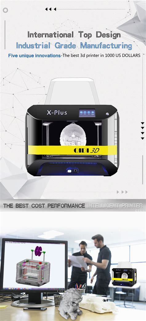 Qidi Tech 3d Printer X Plus Large Size Intelligent Industrial Grade M