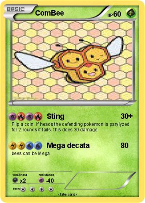 Pokémon Combee 41 41 Sting My Pokemon Card